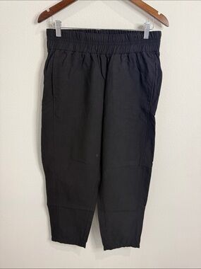 Hatch Motherhood Linen Blend Pull On Pants Size 3 Waist 43-46"